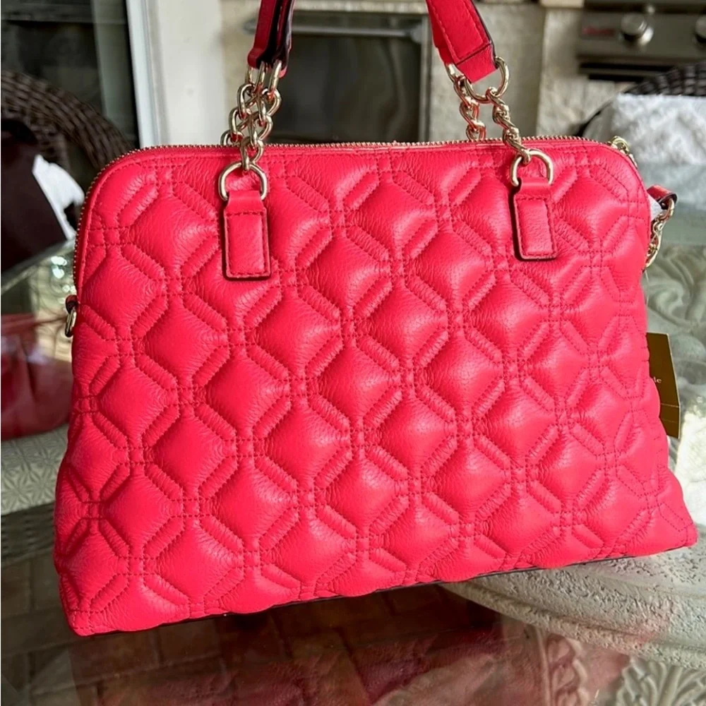 KATE SPADE KATE SPADE small rachelle astor court satchel crossbody leather